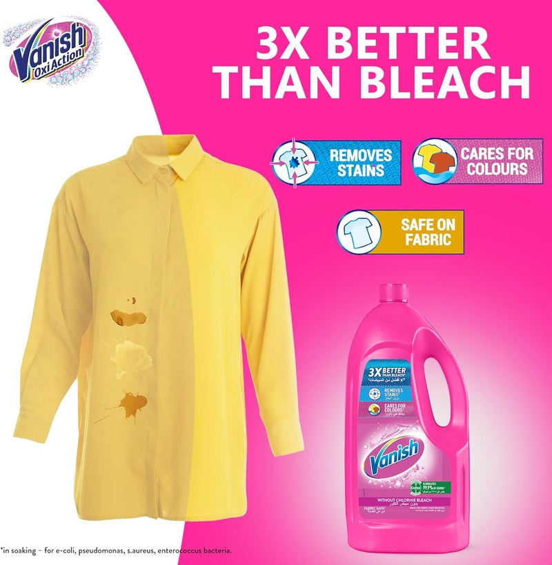 Vanish Liquid Fabric Stain Remover 1L+1L Free - Image 2